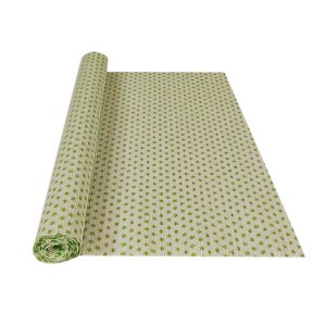 LIGHT GREEN STAR CREPE ROLLS (2 Rolls) 19"x2.5Mtrs
